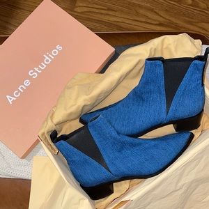 Acne Studios denim Jensen boots